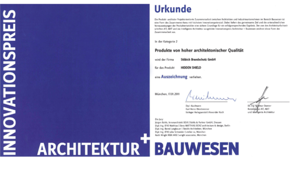Innovationspreis Architektur + Bauwesen (2011)