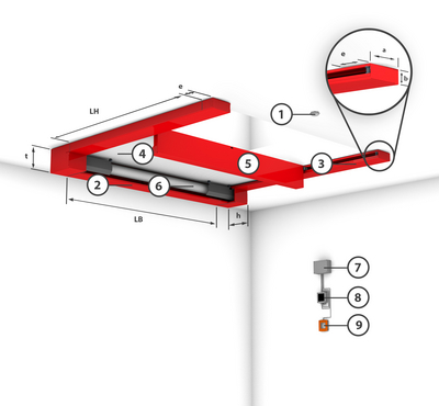 Constructive structure - System drawing