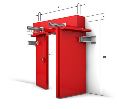 Konstruktiver Systemaufbau - Zweiflüglig